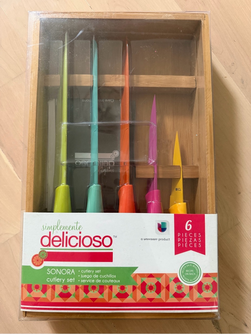 simplemente delicioso Sonora 6-Piece Colorful Cutlery Set - Multicolor